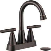 Cobbe Orb four-inch faucet in oil rubbed bronze with durable water control