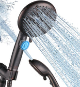 Cobbe ORB high-pressure showerhead with pause button for precise water control.