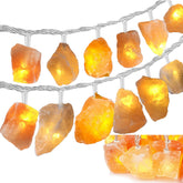 Codear Himalayan salt light with 20 rocks for warm ambient glow in bedroom