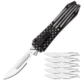 Coldown edc pocket knife folding scalpel with clip for easy daily carry.