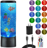 ColorLife bubble tube lamp with aquarium effect for calming ambiance
