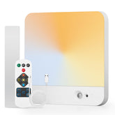 Combuh battery-operated ceiling light front view for easy closet illumination