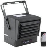 Comfort Zone 10,000W ceiling-mount heater delivering wide-area warmth for garages