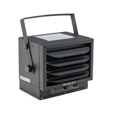 Comfort Zone ceiling-mount heater provides efficient warmth for garage spaces.