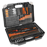 COMOWARE drill bit set in case shows organized storage for quick DIY access