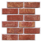 COMSTICKC 3D brick wall panel close-up texture adds depth for modern interiors.