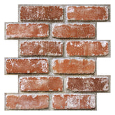 COMSTICKC 3D faux brick panel close-up shows realistic texture for a stylish upgrade