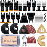 CONNOO 86-pack oscillating blades case for organized storage and quick access.