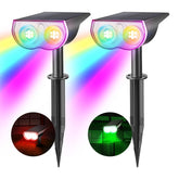 Consciot outdoor solar spot light front view for durable curbside illumination