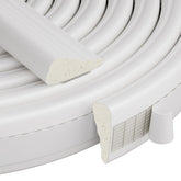 Conwang 3Pcs wedge weather strip on a door closeup showing gap filling
