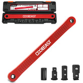 Coobeast red offset extension wrench close-up shows tight-space reach