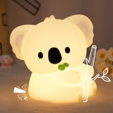 CoolGift Mart koala night light on desk provides gentle ambient lighting for focused tasks