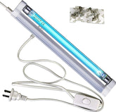 COOSPIDER 6W UV-C lamp close-up shows compact design for small spaces.
