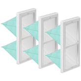 Cooyafan 1-micron inner filter 3-pack ready for installation in woodworking dust collectors.