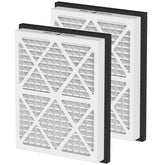 Cooyafan 20x25x3 MERV-13 filter close-up highlighting pleated media.