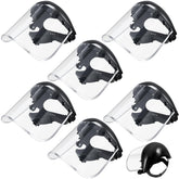 Copkim face shield for grinding with clear PET and anti-fog visibility