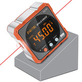 COROLLATA digital angle finder cube with magnetic base for stable measurements.