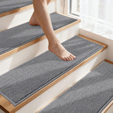 COSY HOMEER anti-slip strip on stair tread for secure footing on wooden stairs