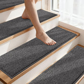 COSY HOMEER stair treads with anti-slip strip keep stairs secure.
