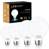 Cotanic G25 LED vanity bulb with 3000K soft white glow for bathrooms
