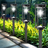 COXSENI solar path light stake for durable outdoor lighting along walkways
