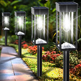 COXSENI solar pathway light installed in ground for safe path illumination