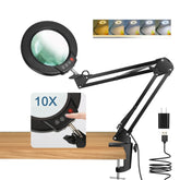 Coyeth 10X magnifying glass with real glass lens for detailed work