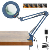 Coyeth 10X magnifying glass with light and clamp for precise crafting