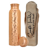 Craft Trade pure copper water bottle 34oz for daily hydration