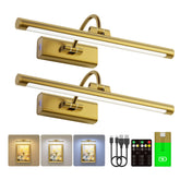 Craftersmark 16-inch art lighting with battery for extended display hours.