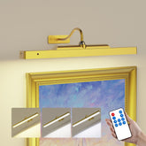Craftersmark 16-inch picture light bar on wall highlighting large wall art with even coverage