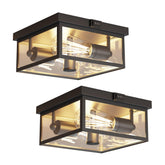 Craftersmark outdoor ceiling light with motion sensor offers 360-degree detection for welcoming entry lighting