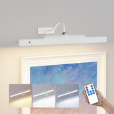 Craftersmark rechargeable picture light for wall art with even illumination.