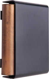 Craftmade CTPAB-BK door chime, front view, decorative patina aged brass for classic entry ambiance.