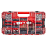 Craftsman 140 Pc Impact Bit Set case showing organized storage for quick project setup.