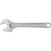 Craftsman 12-inch adjustable wrench with open jaw for versatile bolt sizing and easy positioning