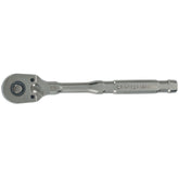 Craftsman OverDrive pear-head ratchet front view, easier reach in tight spaces.