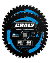 CRALY 6-1/2 inch 40T blade ready for precise plywood cuts.