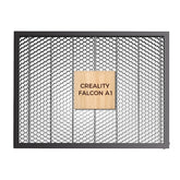 Creality honeycomb working table front view highlights sturdy construction and heat dissipation.