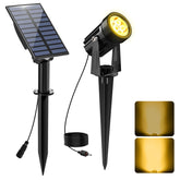 CREPOW solar spotlight panel demonstrates high-efficiency energy for long-lasting outdoor light