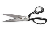 Crescent Wiss Bent Handle 10-Inch blades close-up for upholstery precision.