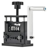 CREWORKS manual wire stripper with hand crank for quick insulation removal on scraps