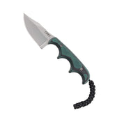 CRKT Minimalist Bowie knife blade with plain edge for precise outdoor cutting