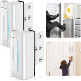 Crosize 2-pack door locks on a front door for reinforced security.