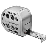 Crosstar 25FT magnetic tape measure front dual-scale displays quick imperial and metric readings.