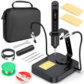 Crtsweker cordless soldering iron with 360 degree stand for safe storage