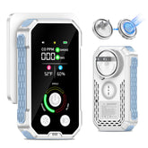 CSCL 5-in-1 CO detector plug-in with temperature and humidity display.