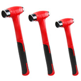 C&T 16oz ball peen hammer with fiberglass handle for precise metal shaping