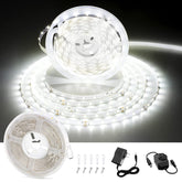 CT CAPETRONIX white LED strip package showcasing 49.2 ft length for versatile lighting.