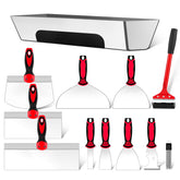 C&T drywall putty knives in varied sizes for precise filling and smooth finishes.